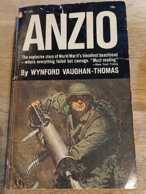 ANZIO by Wynford Vaughan-Thomas — Vintage War Paperback